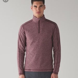 Lululemon Men's Surge Warm 1/2 Zip Pullover Shirt
